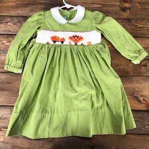 Smocked Thanksgiving dress